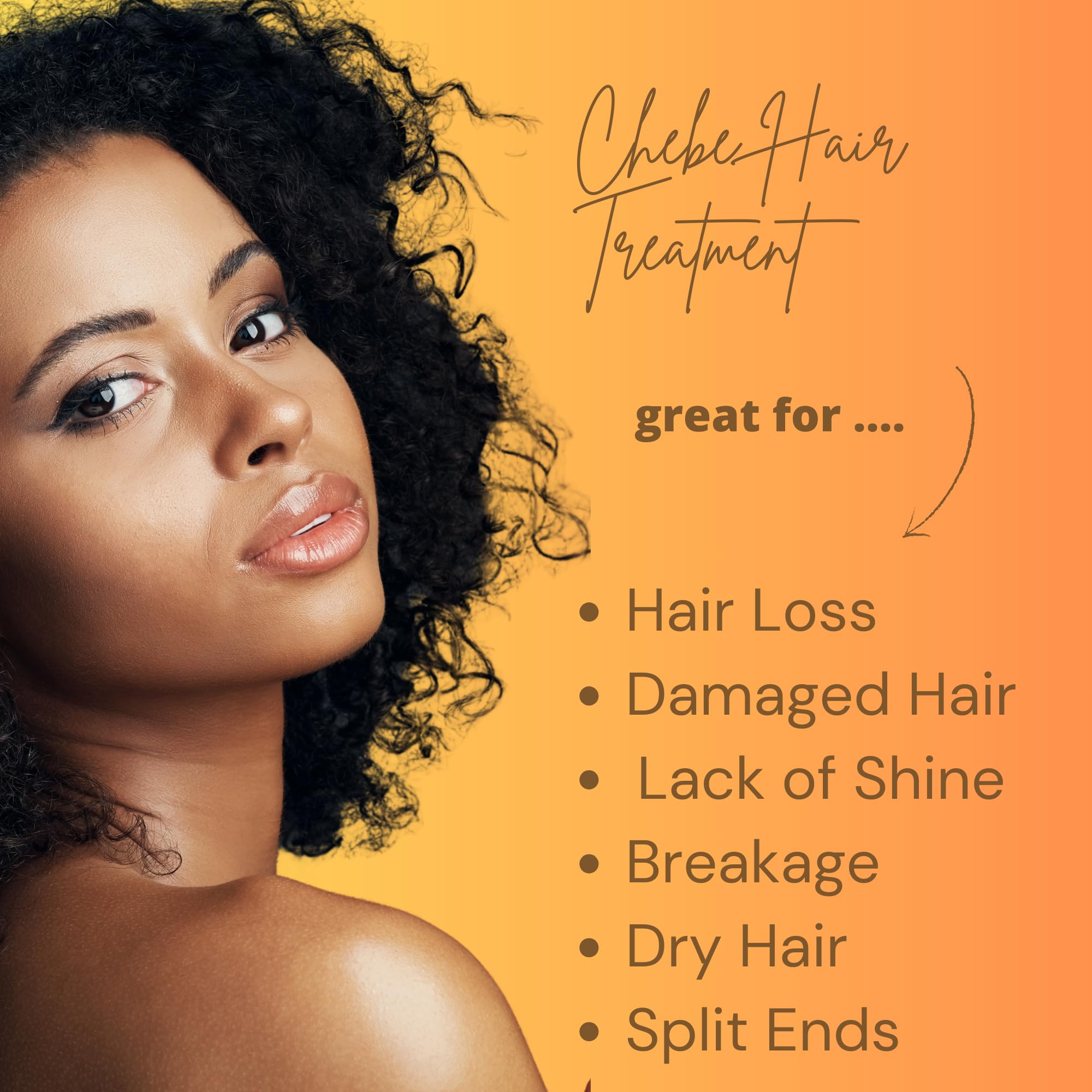 t.botanicals Chebe Butter for Hair Growth Hair Thickening Prevent Hair Loss Reduce Breakage and Split Ends Serum to Moisturize Dry Hair (Unscented, 8 oz.)